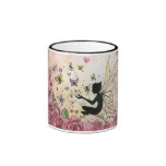 Silhouette and Roses Coffee Mug