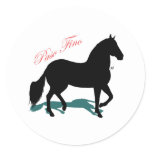 Silhouette and Shadow Paso Fino stickers