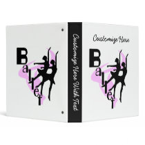 Silhouette Ballet T-shirts and Gifts Binders
