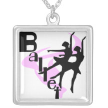 Silhouette Ballet T-shirts and Gifts Pendants