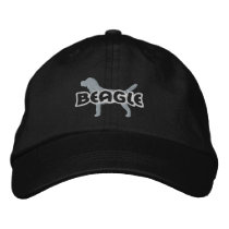 Silhouette Beagle Embroidered Hat embroidered hats