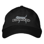 Silhouette Bloodhound Embroidered Hat