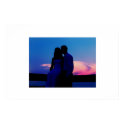 Silhouette Couple at Sunset posters