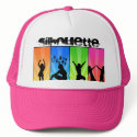 silhouette dancers hats