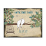 Silhouette Doves Bird Cage Save the Date Postcard