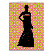 SILHOUETTE FASHION GIRL cards by dgpaulart SILHOUETTE FASHION GIRL cards