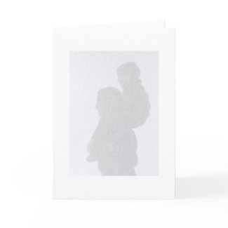 Silhouette Fathers Day Card card