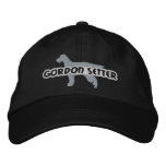 Silhouette Gordon Setter Embroidered Hat embroidered hats