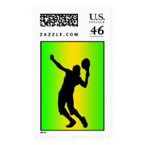 silhouette green serve stamp