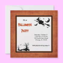 Schattenbild-Halloween-Partei einladungen
