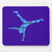 Silhouette hand conditions mouse pads