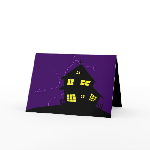 Silhouette Hill House card