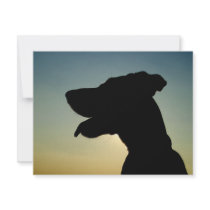 silhouette invitations