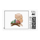 Silhouette Kinara Kwanzaa Stamps