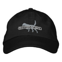 Silhouette Llewellin Setter Embroidered Hat embroidered hats by MenagerieMayhem Silhouette Llewellin Setter Embroidered Hat embroidered hats