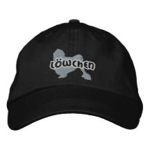 Silhouette Lowchen Embroidered Hat