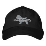 Silhouette Norfolk Terrier Embroidered Hat embroidered hats
