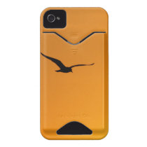 Silhouette of a Bird iPhone 4 ID Case