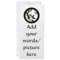 Silhouette of children sledding with their dog rack cards