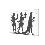 Silhouette of the Three Kings Gallery Wrapped Canvas