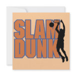 Silhouette Player Slam Dunk Tshirts and Gifts Custom Invites