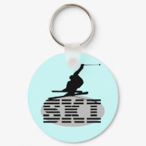 Silhouette SKI Tshirts and Gifts keychains