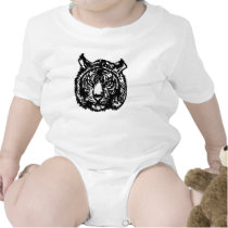 Silhouette Tiger t-shirts by Jungleshoppe Silhouette Tiger t-shirts