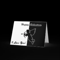 Silhouette Valentines Card