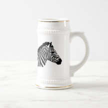Silhouette Zebra Coffee Mug