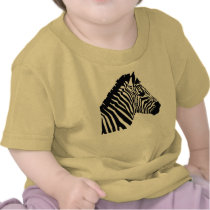 Silhouette Zebra t-shirts by Jungleshoppe Silhouette Zebra t-shirts