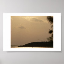 Silhouetted landscape. posters