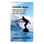 Silhouetted Surfer Business Cards