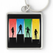 Silhouettes keychains