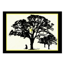Silhouettes  Miniature Artwork Cards business cards