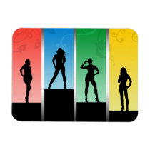 Silhouettes magnets