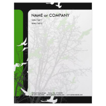 silhouscreen birds letterhead