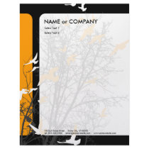 silhouscreen birds letterhead