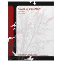 silhouscreen birds letterhead