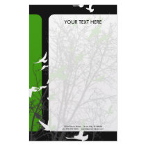 silhouscreen birds stationery