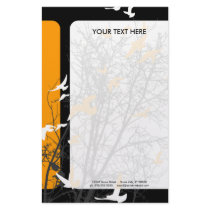 silhouscreen birds stationery