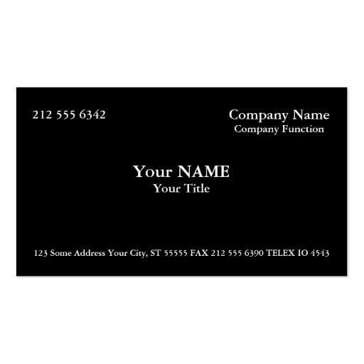 Silian Rail Jet Business Card