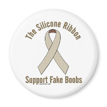 Silicone Ribbon Support Fake Boobs magnets