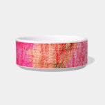 Silk Fabric in Pink Design pet bowls