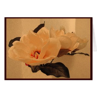 Silk Flowers Mother's Day Greeting Cards