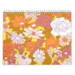 Silk-Screen   flowers Calendar