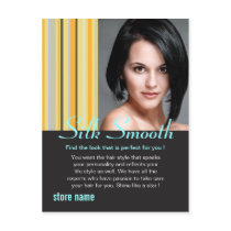 Silk smooth hair postcard