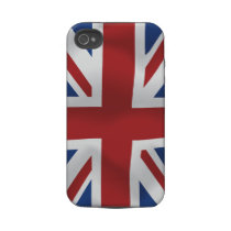 Silk style Union Jack British Flag Iphone 4 Tough Covers