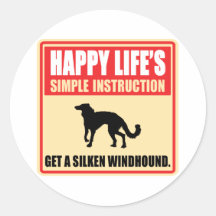 Silken Windhound Sticker