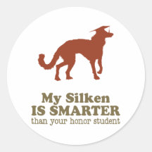 Silken Windhound Stickers