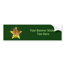 Silkie Red Chick Star Bumper Stickers